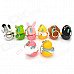 Novelty B.Duck Key Ring Toy Set - Multi-Colored (8 PCS)