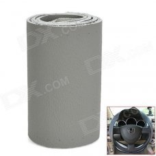 DIY Leather Sewing Car Wheel Cover - Grey DIY Leather Sewing Car Wheel Cover - Grey