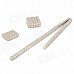 NH-125A DIY 5mm Square Neodymium Magnets - Silver (125 PCS)