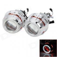 H1 H7 H4 9005/9006 35W 2800lm HID White Xenon Headlamps w/ Red & White 2-Angel Eye (12V / 2 PCS) H1 H7 H4 9005/9006 35W 2800lm HID White Xenon Headlamps w/ Red & White 2-Angel Eye (12V / 2 PCS)