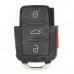 AML030605 Automobile 4-Button Remote Control Key Case for Volkswagen Passat - Black AML030605 Automobile 4-Button Remote Control Key Case for Volkswagen Passat - Black