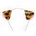 Cute Plush Leopard Grain Ears Pattern Headband