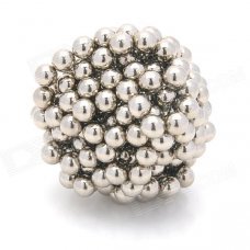 QS-3MM216B DIY 3mm Neodymium Magnet Spheres - Silver (216 PCS)