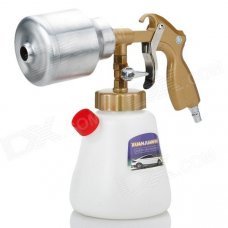 XuanJuanFen Aluminum Alloy + Plastic Car Cleaning Foam Spray Gun - Silver + White (1000lm)