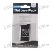 3.6V 2400mAh Rechargeable Battery Pack for PSP 3000/2000