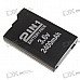 3.6V 2400mAh Rechargeable Battery Pack for PSP 3000/2000
