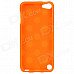 Polka Dot Style Protective TPU Back Case for Ipod Touch 5 - Orange + White Polka Dot Style Protective TPU Back Case for Ipod Touch 5 - Orange + White