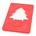 SXH-sdd001 Creative Ultra-Thin Christmas Tree Shaped 2-LED Green Light Card Lamp - Red (1 x CR1220) SXH-sdd001 Creative Ultra-Thin Christmas Tree Shaped 2-LED Green Light Card Lamp - Red (1 x CR1220)
