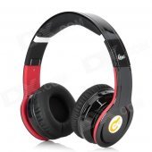 Syllable G08-001 Folding Design Wireless Bluetooth V2.0 Stereo Headphones w/ Mic - Black