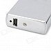FE802 Windproof USB Rechargeable Electronic Cigarette Lighter - Silver