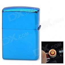 FE802 USB Rechargeable Electronic Cigarette Windproof Lighter - Blue FE802 USB Rechargeable Electronic Cigarette Windproof Lighter - Blue