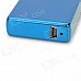 FE802 USB Rechargeable Electronic Cigarette Windproof Lighter - Blue FE802 USB Rechargeable Electronic Cigarette Windproof Lighter - Blue
