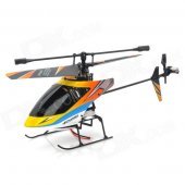 JINXINGDA 359 Rechargeable 4-CH 2.4GHz Radio Control Single Blade R/C Helicopter w/ Gyro - Yellow