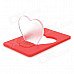 Heart Shape Red LED Light Card for Valentine's Day - Red Heart Shape Red LED Light Card for Valentine's Day - Red
