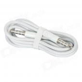 3.5mm Male to Male Stereo Audio Cable - White (120cm)