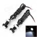 LY158 1.5W 102lm Eagle Eye White Light LED Car Daytime Running Light - (DC 12V / 2 PCS / 70cm-Cable) LY158 1.5W 102lm Eagle Eye White Light LED Car Daytime Running Light - (DC 12V / 2 PCS / 70cm-Cable)