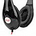 Ditmo DM-4700 Stereo Headset Headphones - Black + Red (3.5mm Plug / 120cm-Cable) Ditmo DM-4700 Stereo Headset Headphones - Black + Red (3.5mm Plug / 120cm-Cable)