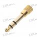 Gold Plated 6.3mm Male to 3.5mm Female Audio Connectors (2-Pack) Gold Plated 6.3mm Male to 3.5mm Female Audio Connectors (2-Pack)
