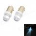 BA9S 0.15W 5lm 1-LED White Light Car Indicator Bulb - Transparent (2 PCS / DC 12V) BA9S 0.15W 5lm 1-LED White Light Car Indicator Bulb - Transparent (2 PCS / DC 12V)