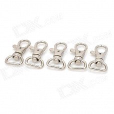 Zinc Alloy Quick Release Clasp - Silver (5 PCS)