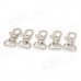 Zinc Alloy Quick Release Clasp - Silver (5 PCS)