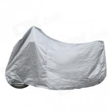 FF087 Motorcycle Sunscreen / Dustproof Cover - Silver (Size-XL)