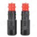 002512 DIY Car Cigarette Lighter Plugs - Black + Red (DC 5~48V / 2 PCS) 002512 DIY Car Cigarette Lighter Plugs - Black + Red (DC 5~48V / 2 PCS)