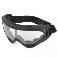 WanKe WK-11 Outdoor Motorcycle Riding Cool Windproof Goggles - Black + Transparent WanKe WK-11 Outdoor Motorcycle Riding Cool Windproof Goggles - Black + Transparent