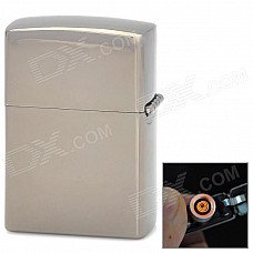 FE802 USB Rechargeable Electronic Cigarette Lighter - Silver Black FE802 USB Rechargeable Electronic Cigarette Lighter - Silver Black