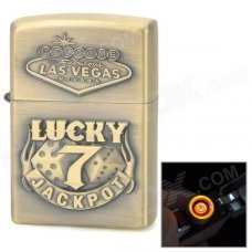 FE802 USB Rechargeable Electronic Cigarette Windproof Lighter - Bronze FE802 USB Rechargeable Electronic Cigarette Windproof Lighter - Bronze