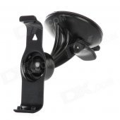 360 Degrees Rotation Plastic Stand Holder w/ Suction Cup for Garmin Nuvi 2500 - Black