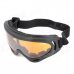 UV400 Protection Outdoor Motorcycle Riding Cool Windproof Goggles - Black + Tawny UV400 Protection Outdoor Motorcycle Riding Cool Windproof Goggles - Black + Tawny