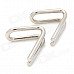 12-in-1 Intelligence Training Puzzle Rings Buckles Set - Silver