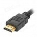 HDMI V1.3 Male to Female Connection Cable w/ Angle HDMI Adapter - Black (53cm) HDMI V1.3 Male to Female Connection Cable w/ Angle HDMI Adapter - Black (53cm)