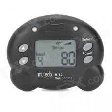 Musedo M12 Universal 1" LCD Digital Metronome w/ Clip - Black (1 x CR2032) Musedo M12 Universal 1" LCD Digital Metronome w/ Clip - Black (1 x CR2032)