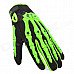 Skeleton Anti-Skid Breathable Motorcycle Racing Full-Finger Gloves - Green + Black (Size-M / Pair) Skeleton Anti-Skid Breathable Motorcycle Racing Full-Finger Gloves - Green + Black (Size-M / Pair)