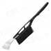 Car Vehicle Windshield Snow Brush with Detachable Ice Scraper - Black + Transparent Car Vehicle Windshield Snow Brush with Detachable Ice Scraper - Black + Transparent