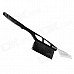 Car Vehicle Windshield Snow Brush with Detachable Ice Scraper - Black + Transparent Car Vehicle Windshield Snow Brush with Detachable Ice Scraper - Black + Transparent
