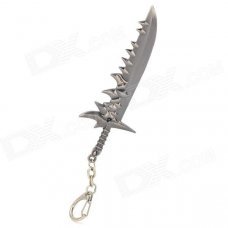 003 Cool Wolf Tooth Style Zinc Alloy Key Chain - Antique Brass