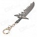 003 Cool Wolf Tooth Style Zinc Alloy Key Chain - Antique Brass