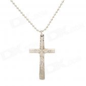 Retro Cross Copper Drum Key w/ Lanyard for Jazz Drum - Silver