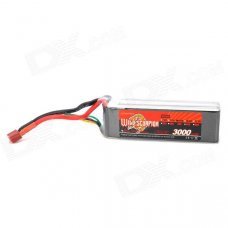 Wild Scorpion Replacement 14.8V 35C 3000mAh Li-Poly Battery Pack for R/C Mode - Red + Black + Silver Wild Scorpion Replacement 14.8V 35C 3000mAh Li-Poly Battery Pack for R/C Mode - Red + Black + Silver