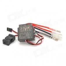 Dual Way 320A Brushed ESC Speed Controller for 1/8 & 1/10 R/C Car / Boat - Black + Silver + Red Dual Way 320A Brushed ESC Speed Controller for 1/8 & 1/10 R/C Car / Boat - Black + Silver + Red