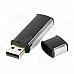 High Speed USB 2.0 Flash Drive Disk - Black + Silver (8GB)