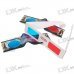 Disposible Anaglyphic Red + Blue 3D Glasses (Assorted 2-Pack)