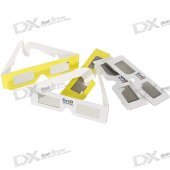 Disposible Polarized 3D Movie/Video Glasses (Assorted 3-Pack)