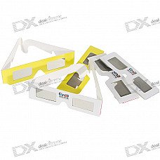 Disposible Polarized 3D Movie/Video Glasses (Assorted 3-Pack)