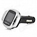 1.4" LCD 4-in-1 Car MP3 Player Transmitting Frequency w/ USB / SD / TF / Remote Controller - Silver 1.4" LCD 4-in-1 Car MP3 Player Transmitting Frequency w/ USB / SD / TF / Remote Controller - Silver
