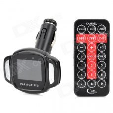 1.44" LCD Car MP3 Player FM Transmitter w/ USB Port / SD / TF Slot / Remote Controller - Black 1.44" LCD Car MP3 Player FM Transmitter w/ USB Port / SD / TF Slot / Remote Controller - Black