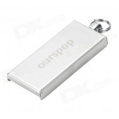 Mini Ultrathin USB 2.0 Flash Drive Memory Stick - Silver (8GB)